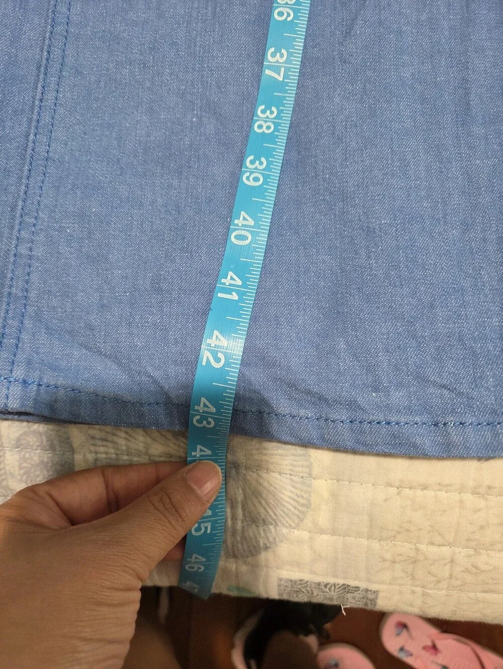TORY BURCH Women's Wide Leg Blue Jeans Pants Size 8